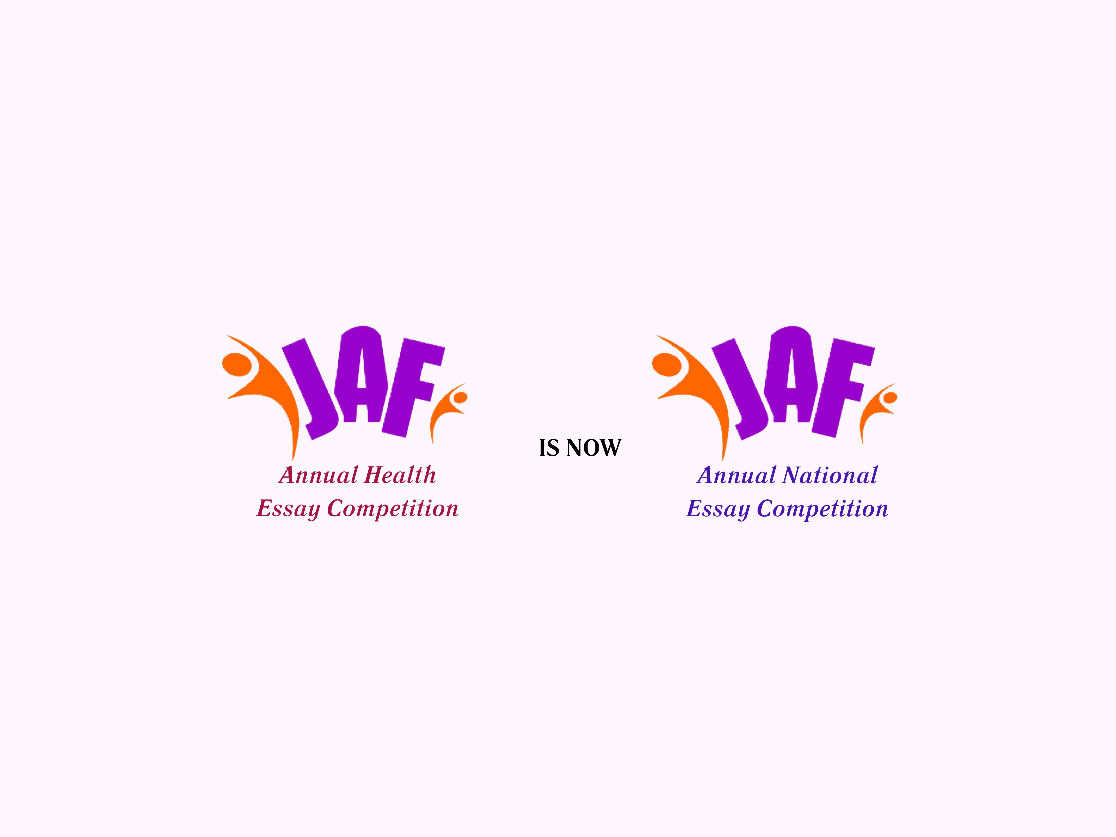 JAF National Essay Competition Expansion